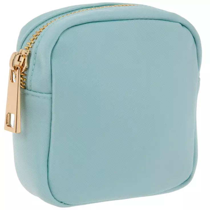 Square Zip Pouch Custom Monogram