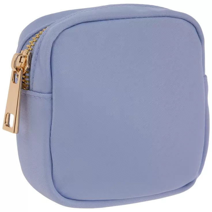 Square Zip Pouch Custom Monogram