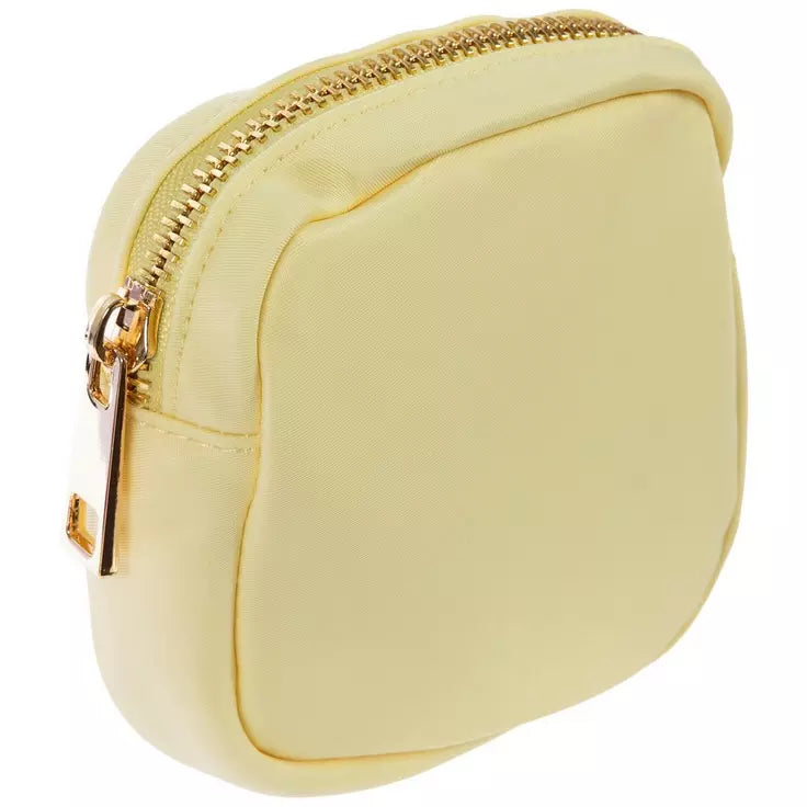 Square Zip Pouch Custom Monogram