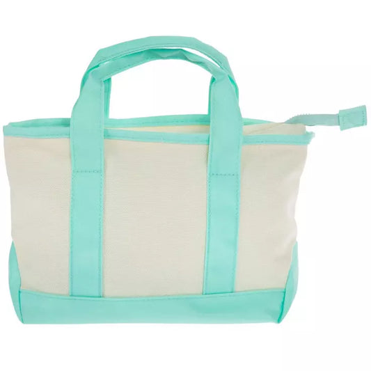 Mini Canvas Tote Bag Custom Monogram