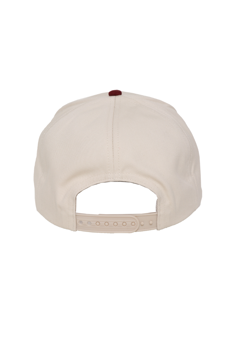 5 Panel Cotton Two-Tone Caps: Pink