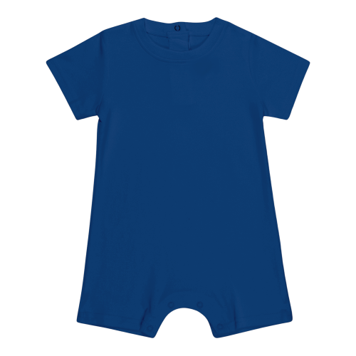 Short Sleeve Short Romper for Boys Custom Monogram