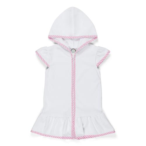 Terry Cloth Swim Cover Up Dress for Girls Custom Monogram