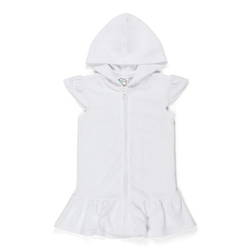 Terry Cloth Swim Cover Up Dress for Girls Custom Monogram