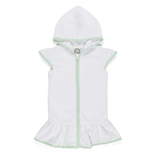 Terry Cloth Swim Cover Up Dress for Girls Custom Monogram