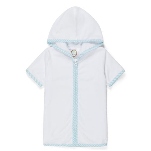 Terry Cloth Swim Cover Up for Boys Custom Monogram