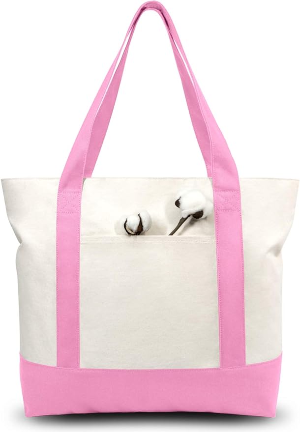 Canvas Tote Bag Custom Monogram