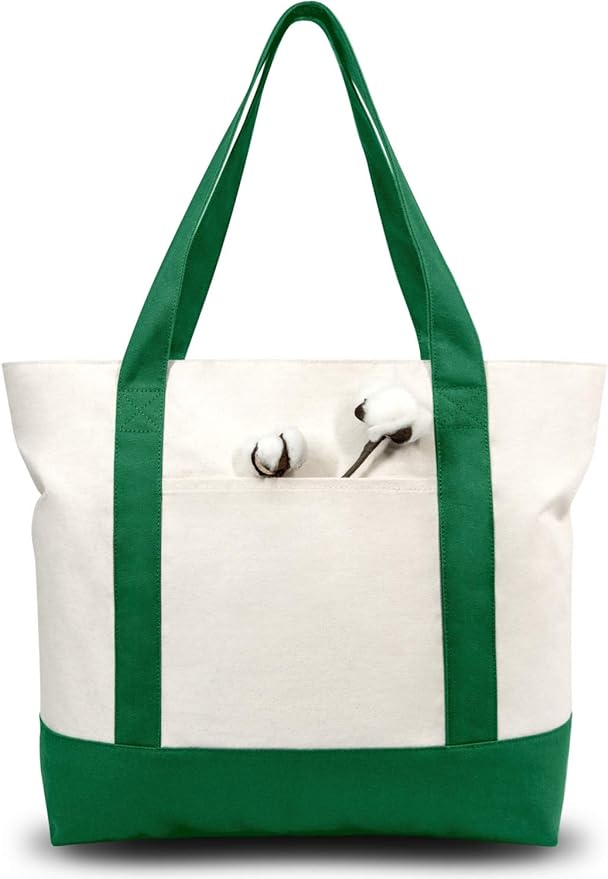 Canvas Tote Bag Custom Monogram