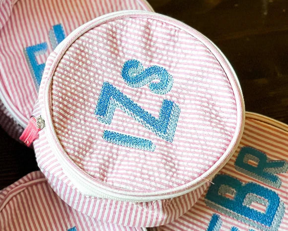 Jewelry Round for Travel and Organizing Custom Monogram