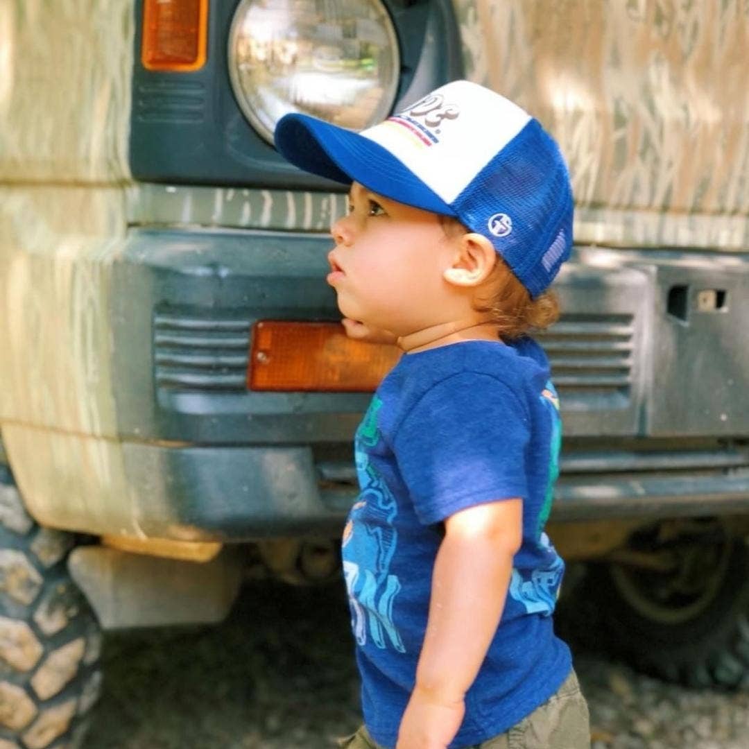 DUDE Boys Trucker Hat for Infants to 10 years old
