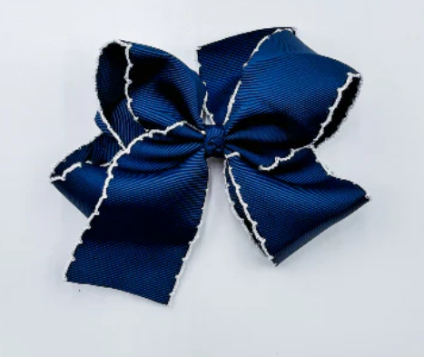 Girls Large Hair Bow Custom Monogram