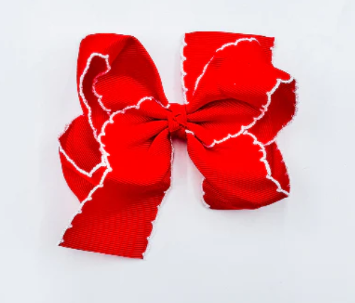 Girls Large Hair Bow Custom Monogram