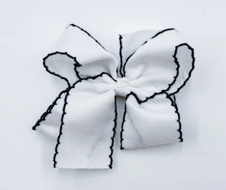Girls Large Hair Bow Custom Monogram