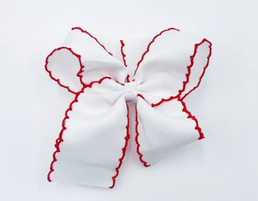 Girls Large Hair Bow Custom Monogram