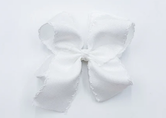 Girls Large Hair Bow Custom Monogram