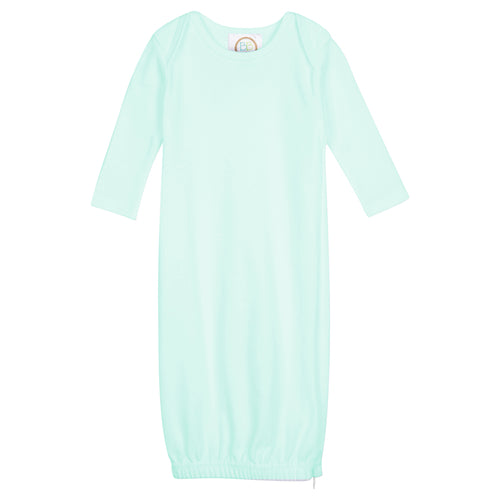 Infant Long Sleeve Gown Custom Monogram