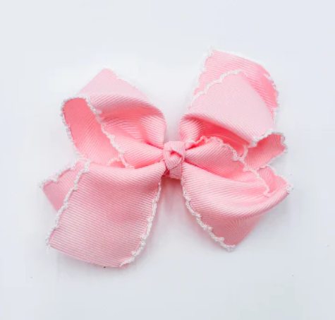 Infant & Girls Small Hair Bow Custom Monogram