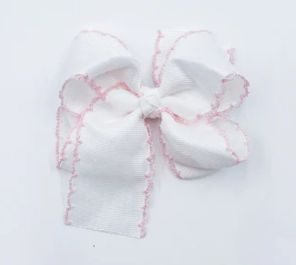 Infant & Girls Small Hair Bow Custom Monogram