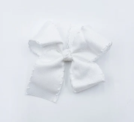 Infant & Girls Small Hair Bow Custom Monogram