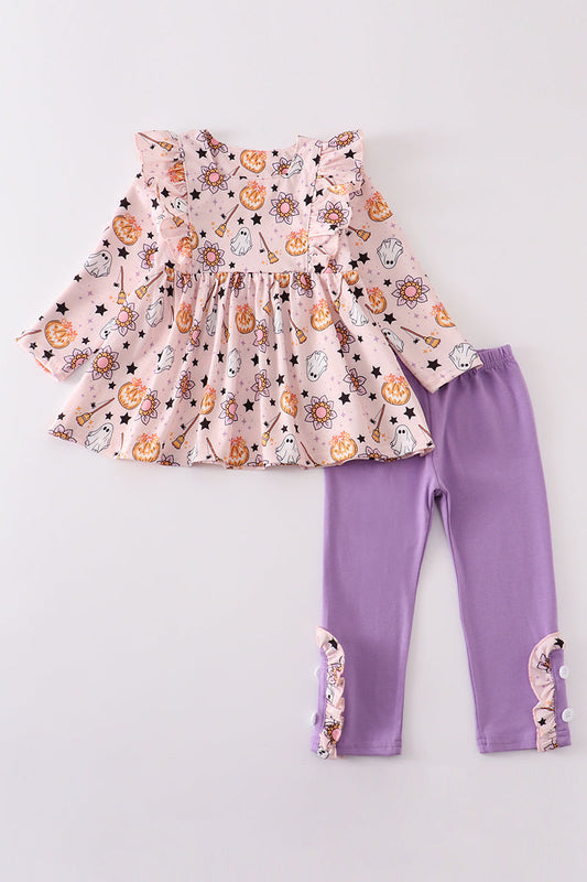 Poppy Purple Halloween Set for Girls