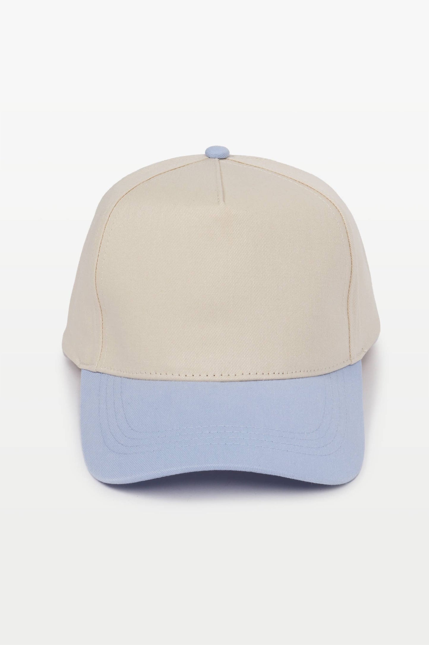 5 Panel Cotton Two-Tone Caps: Pink