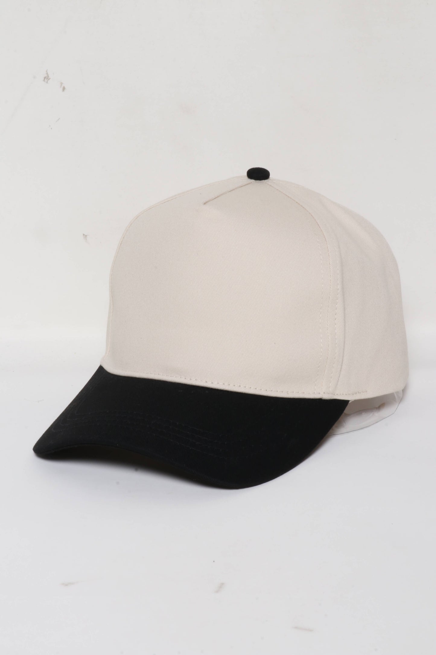5 Panel Cotton Two-Tone Caps: Pink