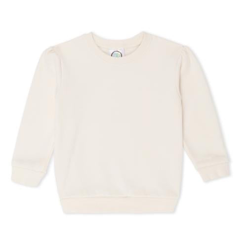 Girl's Puff Sleeve Sweatshirt
