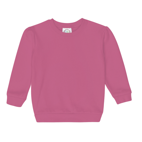 Girl's Puff Sleeve Sweatshirt