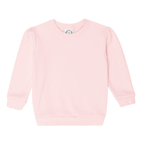 Girl's Puff Sleeve Sweatshirt