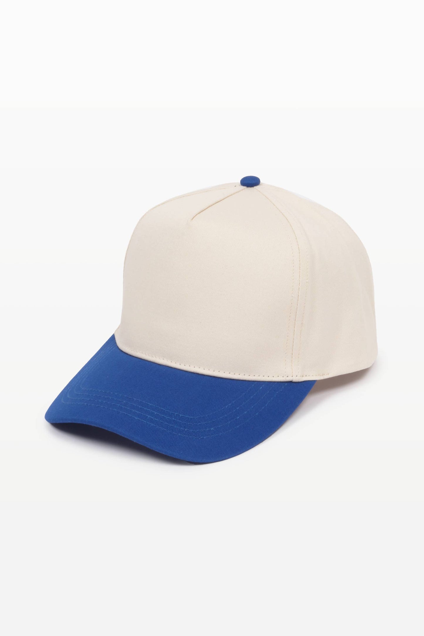 5 Panel Cotton Two-Tone Caps: Pink