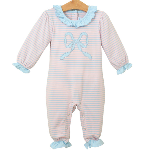 Bow Romper for girls Jellybean by Smock Candy