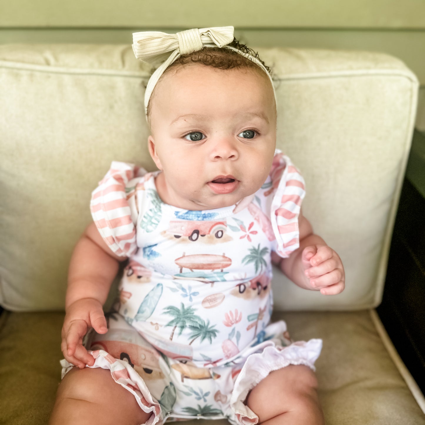 Bess Beach Break Romper for Girls