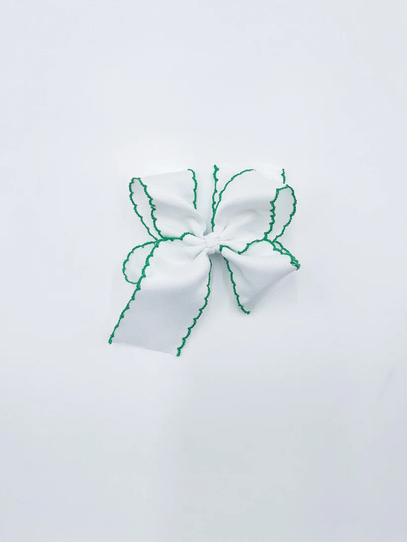 Girls Large Hair Bow Custom Monogram