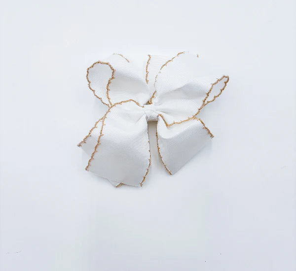 Girls Large Hair Bow Custom Monogram