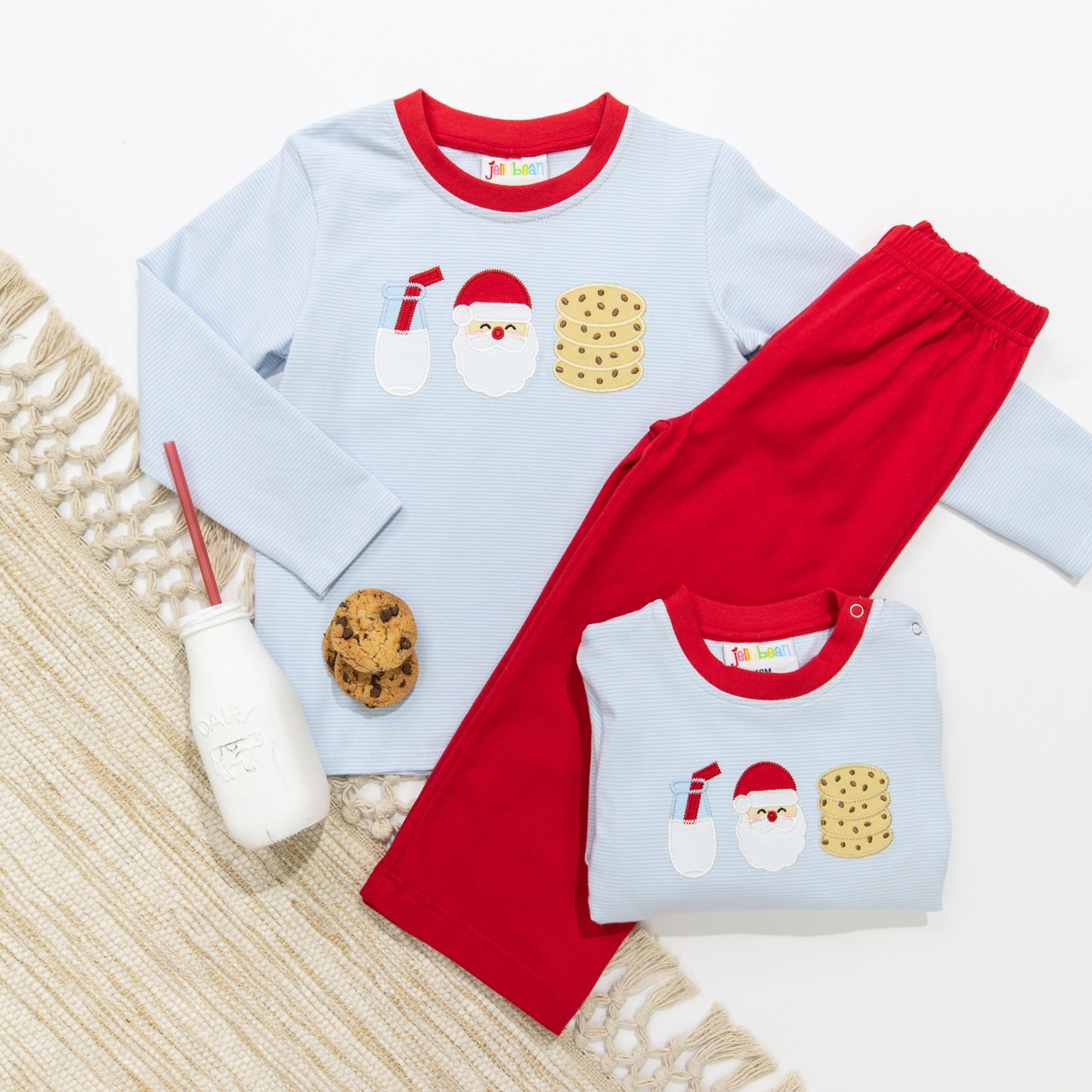 Milk and Cookies Pants Set Jellybean by Smock Candy