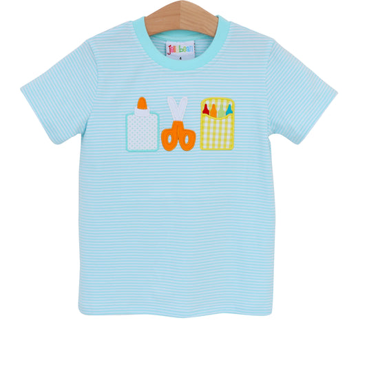 School Supplies Shirt for boys by Jellybean by Smock Candy