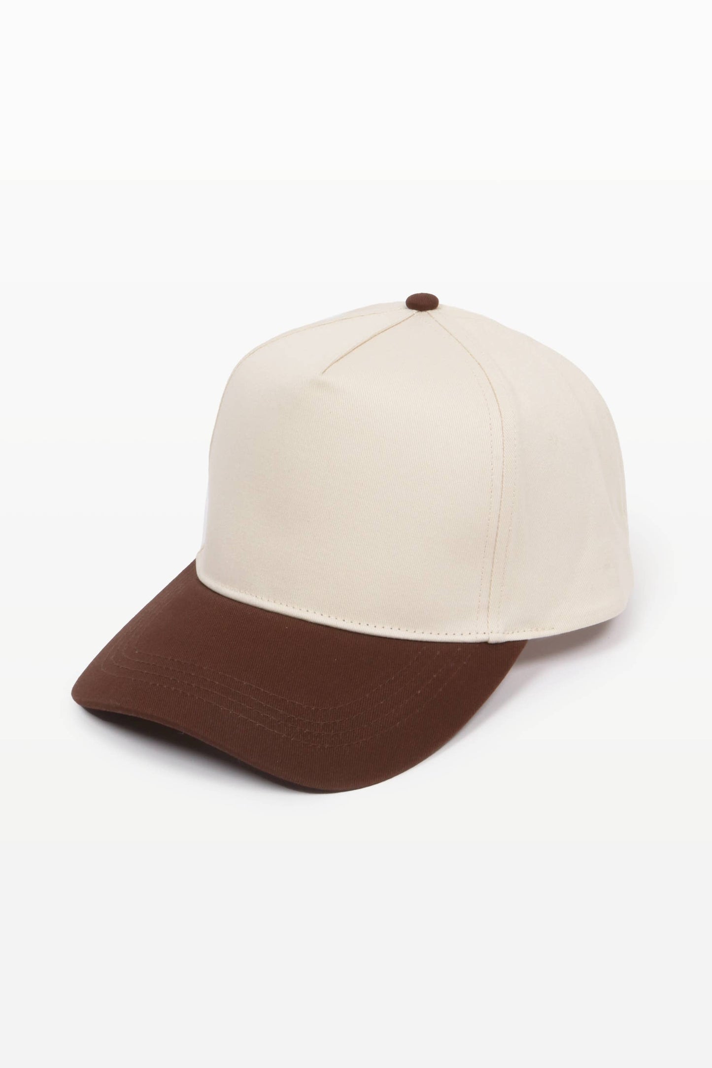 5 Panel Cotton Two-Tone Caps: Pink
