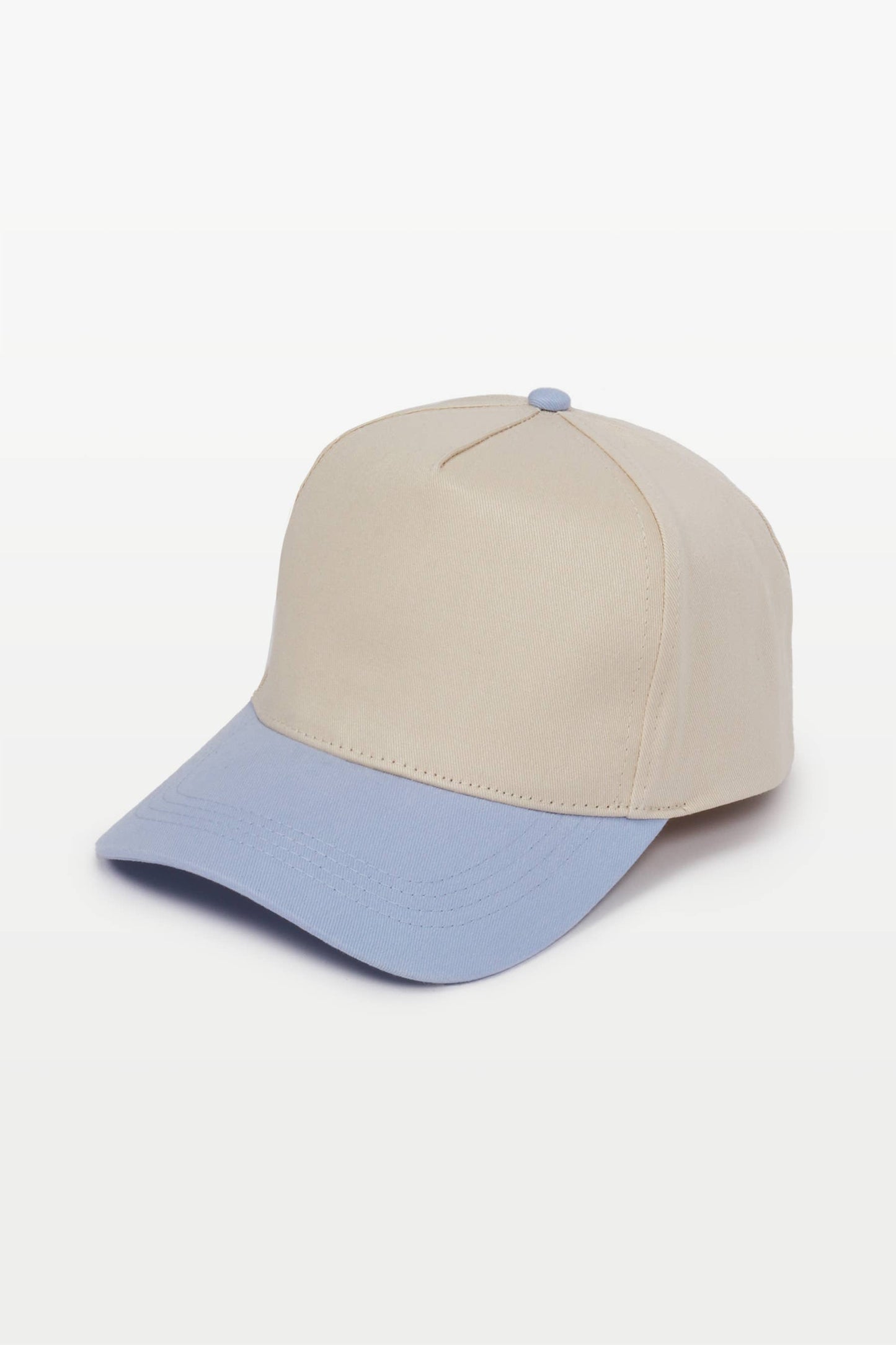 5 Panel Cotton Two-Tone Caps: Pink
